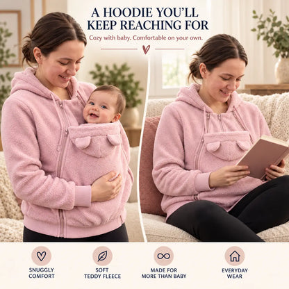 Zavelix Baby-Carrying Pouch Hoodie | Cozy Bonding Layer