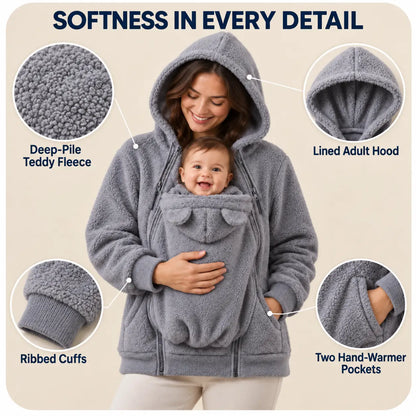 Zavelix Baby-Carrying Pouch Hoodie | Cozy Bonding Layer