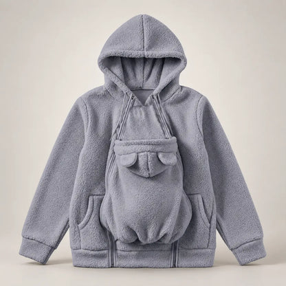 Zavelix Baby-Carrying Pouch Hoodie | Cozy Bonding Layer