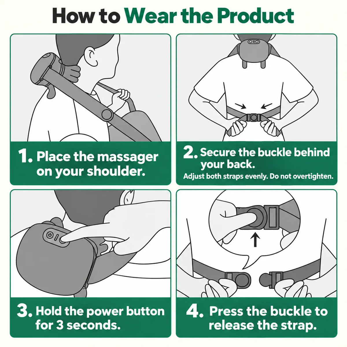 Zavelix™ Dual-Use Massage Wrap